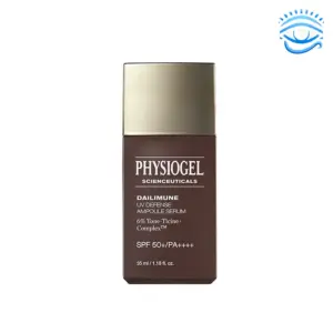 Physiogel Daily Mune Ampoule Sun Serum 35ml Organic Sunscreen SPF 50+ PA++++